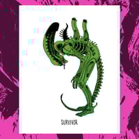 Image 1 of "SURVIVOR" Alien Day Print