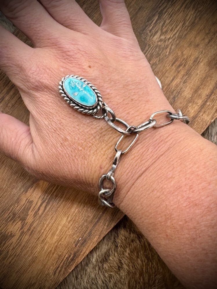 Image of White Water Turquoise Bracelet