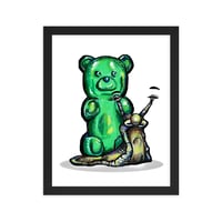 Image 4 of Framed Gummybear SNART photo paper poster