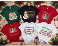 Image 2 of Funny Christmas Cakes Shirt Bundle