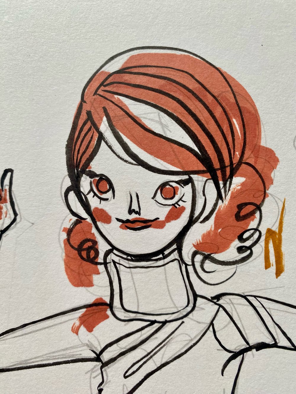 AGENT 73 study sketch page 2