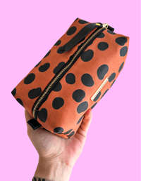 Image 4 of Brown spots makeup bag