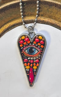 Image 1 of Heart Eye Necklace (6)