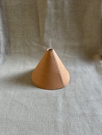 Image 1 of Natural buff leather mini pendant 