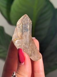 Image 3 of NATURAL RUTILE SMOKEY QUARTZ POINT -BRAZIL- K