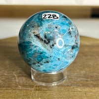 Image 1 of Blue Apatite Sphere (22B)
