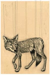 Image of Wooden Coyote