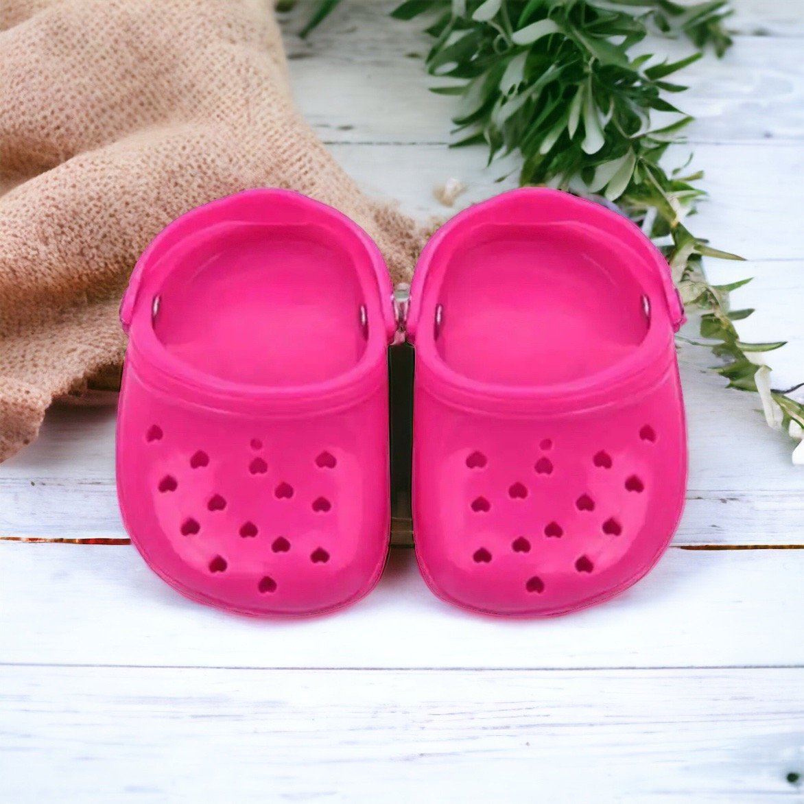 Pink Pet Crocs / Shoes Edna & Co