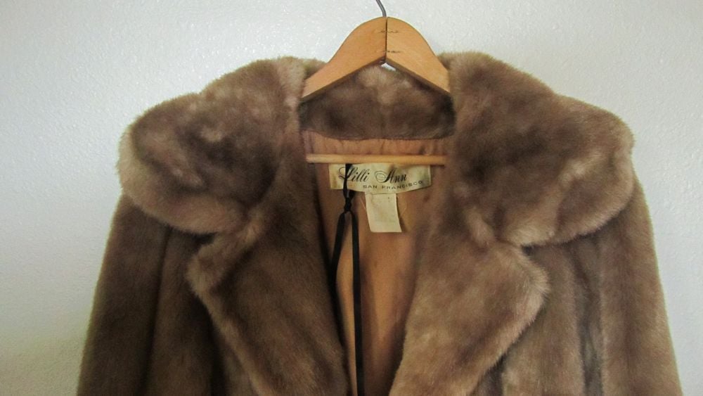 Vintage faux cheap fur coats