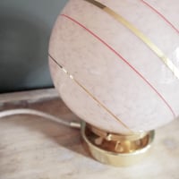 Image 2 of Lampe A Poser Verre De Clichy Rose