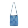 Up-Cycled Denim Checkered Tote - AG Jeans