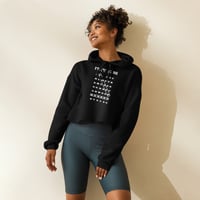 Image 2 of I'm Puzzling Crop Hoodie