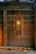 Image of Reclaimed Barn Wood Hanging Lamp [#13004]