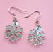 Image of Snowflake Necklace & Earrings