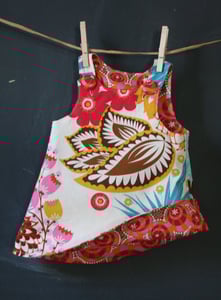 Image of Tessa Dress - Bright Flowers & Bubbles - 3M