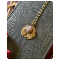 Image 2 of Opal Bloom Talisman Necklaces - Solid Brass 