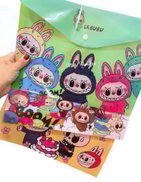 LABUBU POCKET FOLDERS-3ct
