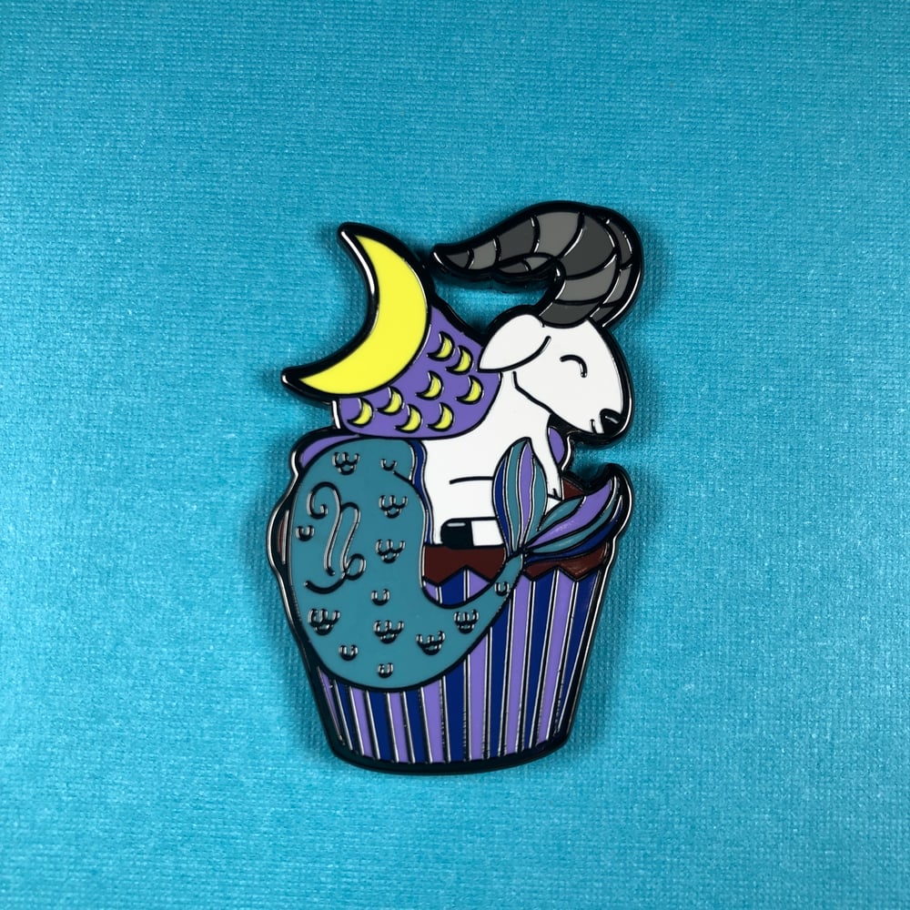 Image of Capricorn Cupcake Pin