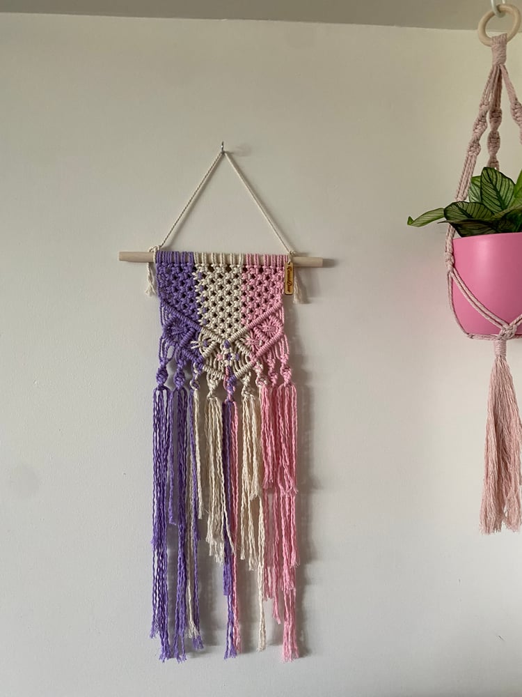 Image of Pastel wall hanging