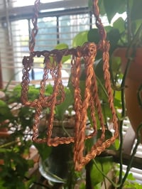 Image 4 of Braided Trapezoid Earrings