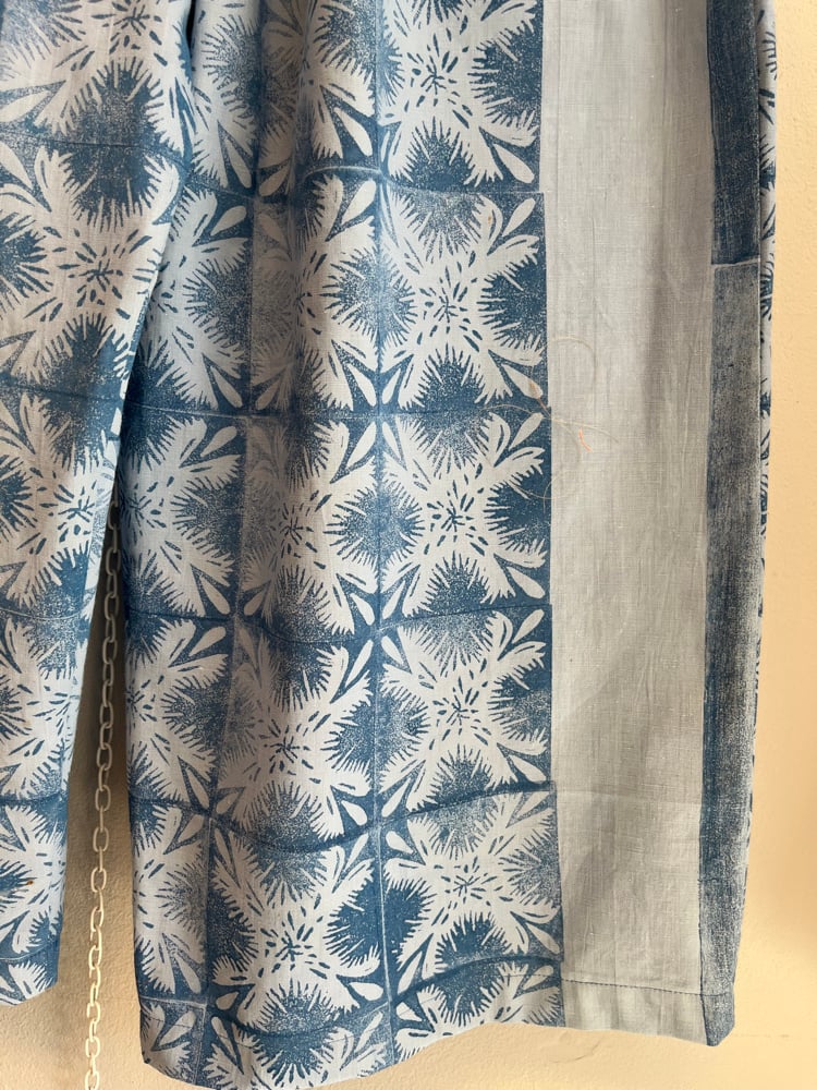 Image of Oversize pants blue batik  (xs-xxl))