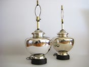 Image of Vintage Mercury Glass Lamps