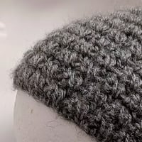 Image 2 of  Newborn  photoshooting knitted hat | grey