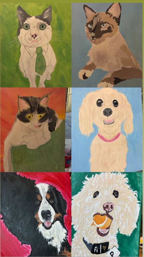 Image of "Paint Your Pet" // Thur 4/23 6-9pm