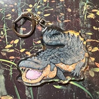 American Alligator Acrylic Keychain