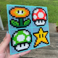 Image 2 of Super Mario Bros Perler Bead Decor