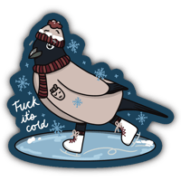 Image 1 of Cold Crow - Sticker