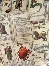 Image 6 of Superbe fac-similé rare! (Musée Fournier 2004) du jeu de cartes Astronomique, Allemagne 1719.