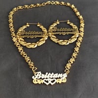 Image 1 of  Heart Custom Necklace Set 