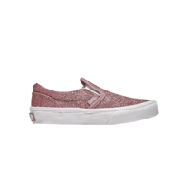Vans Rose Gold Glitter Slip On (Youth)