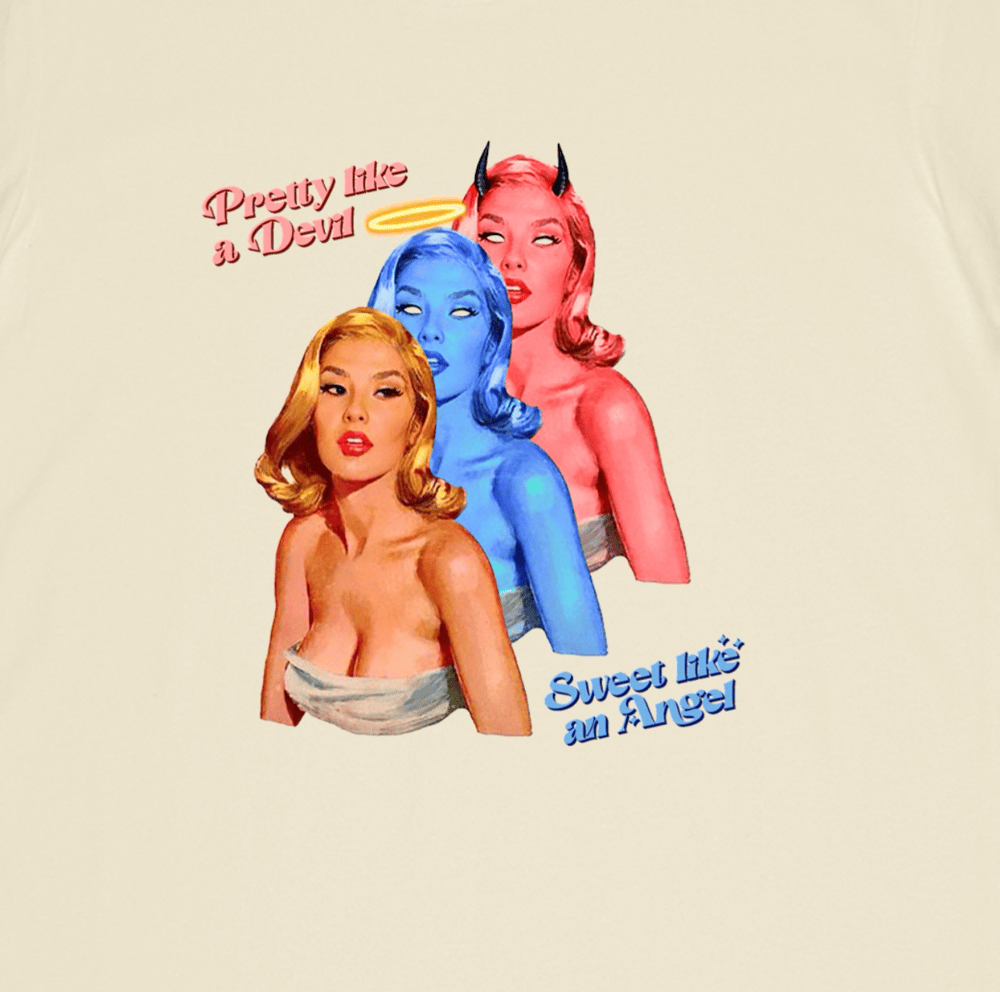 Image of Pretty Devil, Sweet Angel T shirt