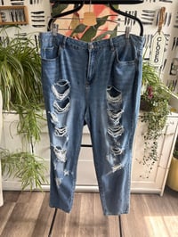 Image 1 of Forever 21 distressed jeans 
