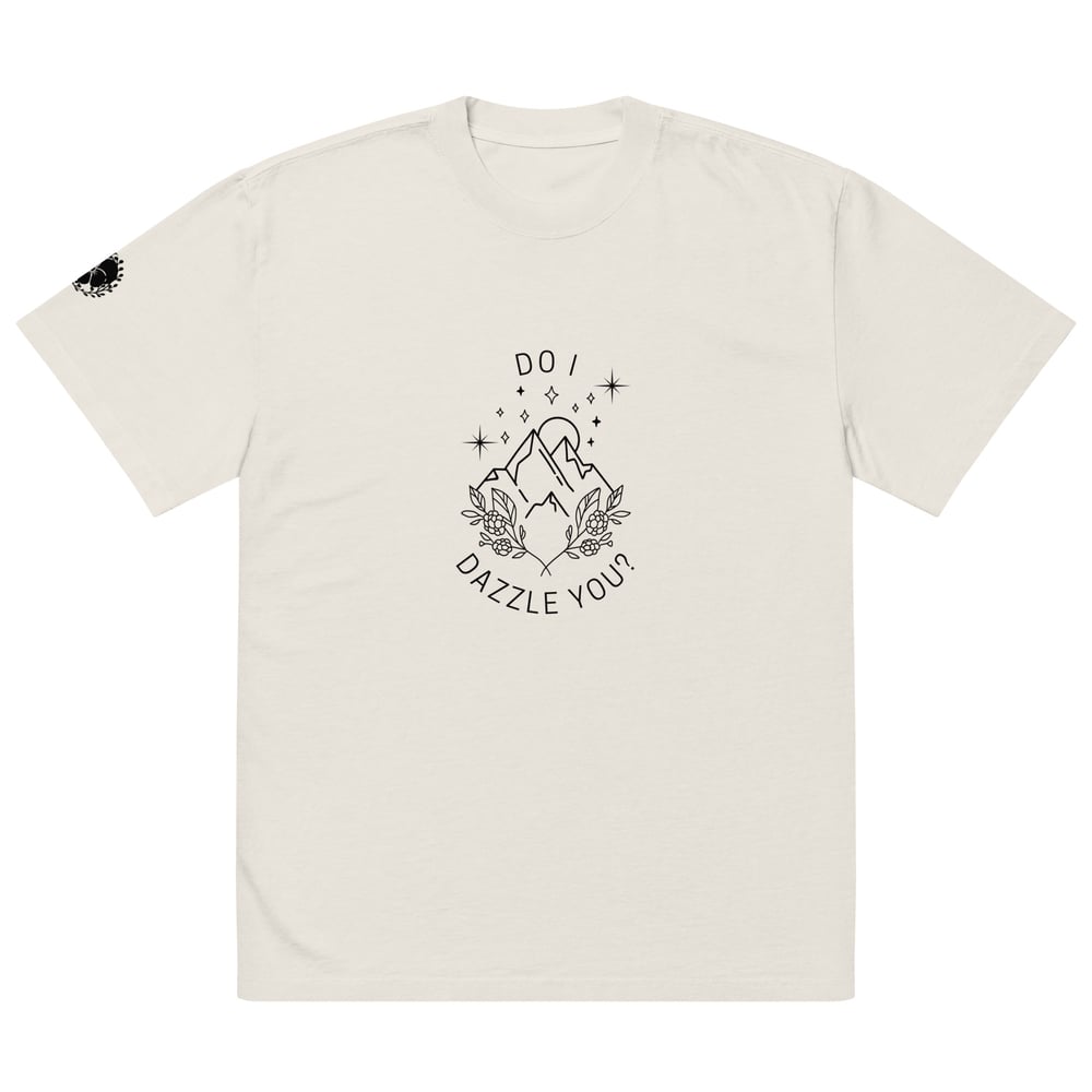 Image of Dazzling Oversized faded t-shirt