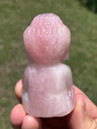 Image 4 of Rose Quartz Baby Buddha Carving #2689