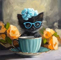 Image 1 of “Breakfast at Tiffany's" Original painting 