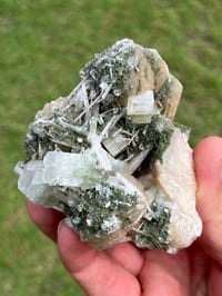 Image 12 of Green Apophyllite, Scolecite & Stilbite Specimen | India #3040
