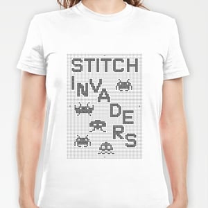 Image of 'Stitch Invaders' t shirt