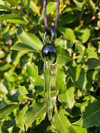 Image 2 of Smokey Grey Crystal Pendant 