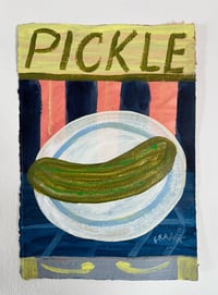 Pickle on stripes