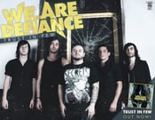 Image of We Are Defiance LIMITED SIGNED POSTER!