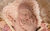 Blush Pink Newborn Bonnet, Wrap & Layer Photography Prop Set