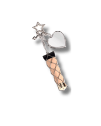 Show Up For You Keychain with Heart Mirror