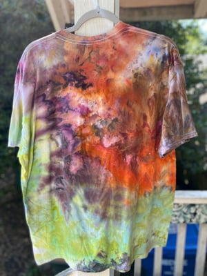 Image of XL Godzilla Be Gay Do Crime Tie Dye Shirt 1