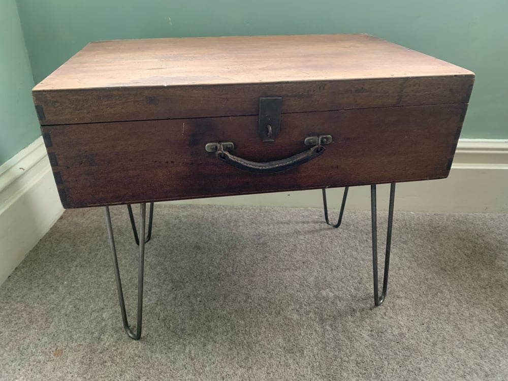 Image of Case Coffee Table on Hairpin Legs