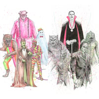 Image 1 of Squad Goals - Monster Squad and Cereal Monsters Art Print Selection