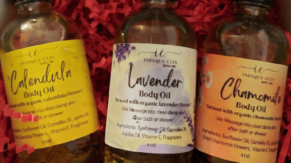 Image of Trio of Tranquility - Infused Body Oil Gift Set